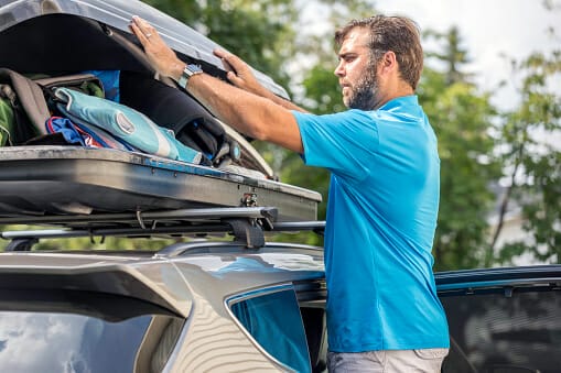 how to fit a roof box